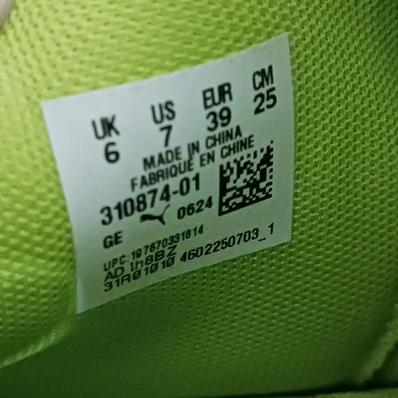 PUMA x Lamelo Ball LaFrance Assist Lifestyle Shoes Mens Green Lime Grinch Size 7